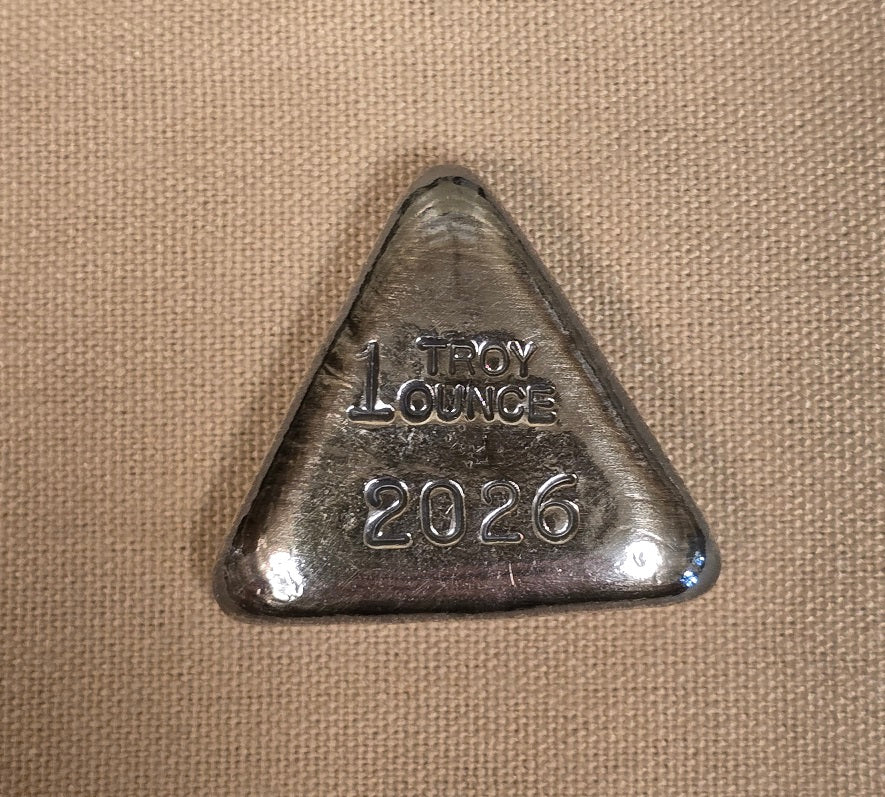 1 oz 2026 Silver Addict Wedge 999+ Fine Silver Bullion Bar Yeager's - YPS