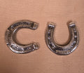 1 oz Shiny Patina Horseshoe 999+ Fine Silver Bullion Bar Yeager's - YPS