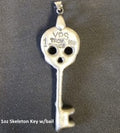 1 oz Hand Poured 999 Silver "Skeleton Key" With bail by YPS