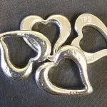 1/2 Troy Oz Hand Poured 999 Silver Bullion "Open Heart" by YPS