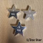 1/2 oz Star 999+ Fine Silver Bullion Bar by Yeager's Poured Silver - YPS