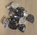 1/4 oz Black Heart 999+ Fine Silver Bullion Bar Yeager's Poured Silver - YPS