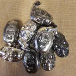 1oz Hand Poured 999 "Celtic Skull" With bail