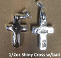 1/2 Troy Oz "Cross" w/Bail by YPS