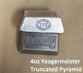 4 oz Yeagermeister  Bullion "Truncated Pyramid" by Yeager's Poured Silver - 999+
