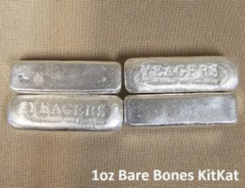 Yeager's Poured Silver Bare Bones