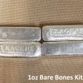 1 oz Bare Bones KitKat Bullion Bar 999+ Fine Silver by Yeager's - YPS