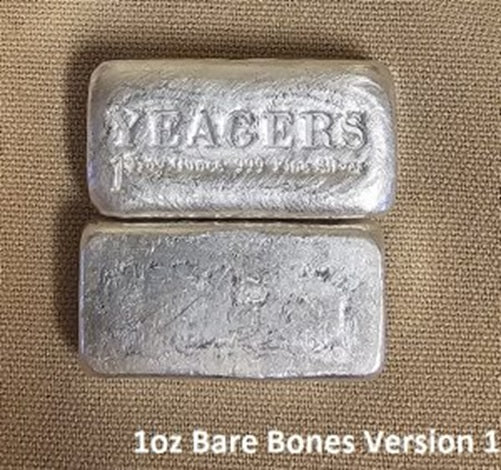 Yeager's Poured Silver Bare Bones