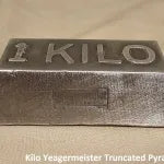 1 KILO Yeagermeister by Yeager's Poured Silver