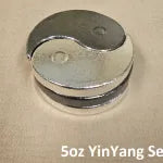 5oz Yin/Yang Set 999+ Fine Silver Bullion Bar Yeager's - YPS (2x2.5oz Bars)