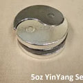 5oz Yin/Yang Set 999+ Fine Silver Bullion Bar Yeager's - YPS (2x2.5oz Bars)