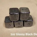 1oz  Dice by YPS (1 x 1oz die) (Black)