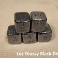 1oz  Dice by YPS (1 x 1oz die) (Black)