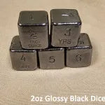 2 oz Black Dice 999+ Fine Silver Bullion Bar Yeager's - YPS (1 x 2oz Die)