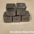 2 oz Black Dice 999+ Fine Silver Bullion Bar Yeager's - YPS (1 x 2oz Die)