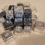 2oz Dice by YPS (1 x 2oz Die) (Black)