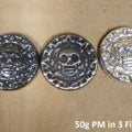 50 gram Black Plata Muerta 999+ Fine Silver Bullion Bar Yeager's - YPS