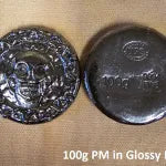 100 gram Black Plata Muerta 999+ Fine Silver Bullion Bar Yeager's - YPS