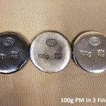 100g Plata Muerta 999+ Fine Silver Bullion Bar Yeager's Poured Silver - YPS
