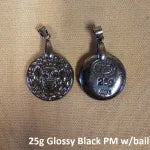 25 gram Plata Muerta (Dead Silver) with Bail (Black)