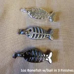 1oz "Bonefish" w/bail by YPS (Patina)