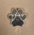 1/2 oz Dog Paw 999+ Fine Silver Bullion Bar Yeager's Poured Silver - YPS