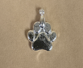 1/2 oz Dog Paw w/Bail 999+ Fine Silver Bullion Bar Yeager's Poured Silver YPS