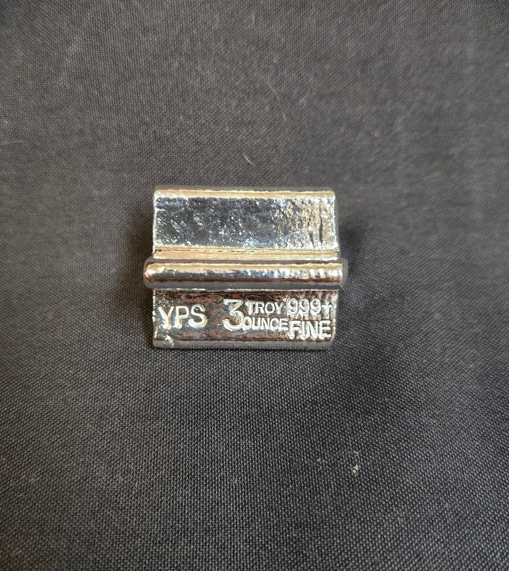 3oz Cigar Rest 999+ Fine Bullion Bar by YPS