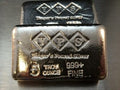 5 oz 999+ Fine Silver Bullion Bar by Yeager's Poured Silver - YPS - Serialized