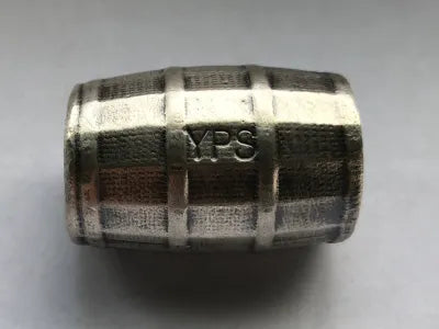 5 oz Barrel 999+ Fine Silver Bullion Bar by Yeager's Poured Silver - YPS