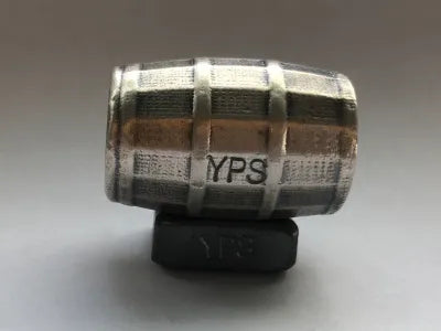 6 oz Barrel w/Stand Set 999+ Fine Silver Bullion bar Yeager's Poured - YPS