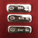 3 x 3oz Bars - Yeager's Poured Silver "LIVE LOVE LAUGH" - 9oz Set