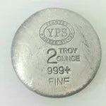 2oz Skull and Crossbones 999+ fine silver bullion bar