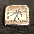 1 oz Hand Poured 999 Silver Bullion "Spider Bar"