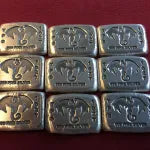 1 oz Hand Poured 999 Silver Bullion Bar "Dragon" by YPS Yeager's Poured Silver