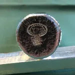 10 oz Railroad Spike 999+ Fine Silver Bullion bar Yeager's Poured Silver - YPS