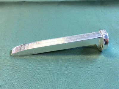 10 oz Railroad Spike 999+ Fine Silver Bullion bar Yeager's Poured Silver - YPS