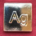 3 oz Hand Poured 999 Silver Bullion Bar "Ag" by Yeager's Poured Silver - YPS