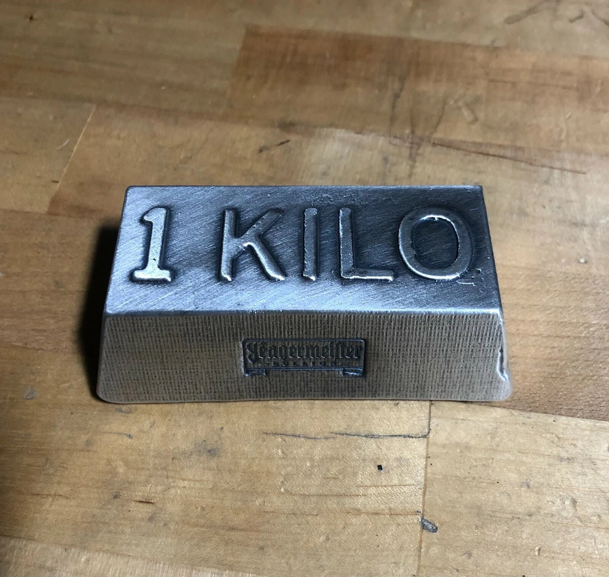 1 KILO Yeagermeister 999+ Fine Silver Bullion Bar Yeager's Poured Silver - YPS