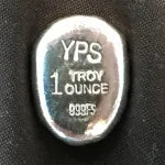 1 oz Lion 999+ Fine Silver Bullion Bar by Yeager's Poured Silver - YPS